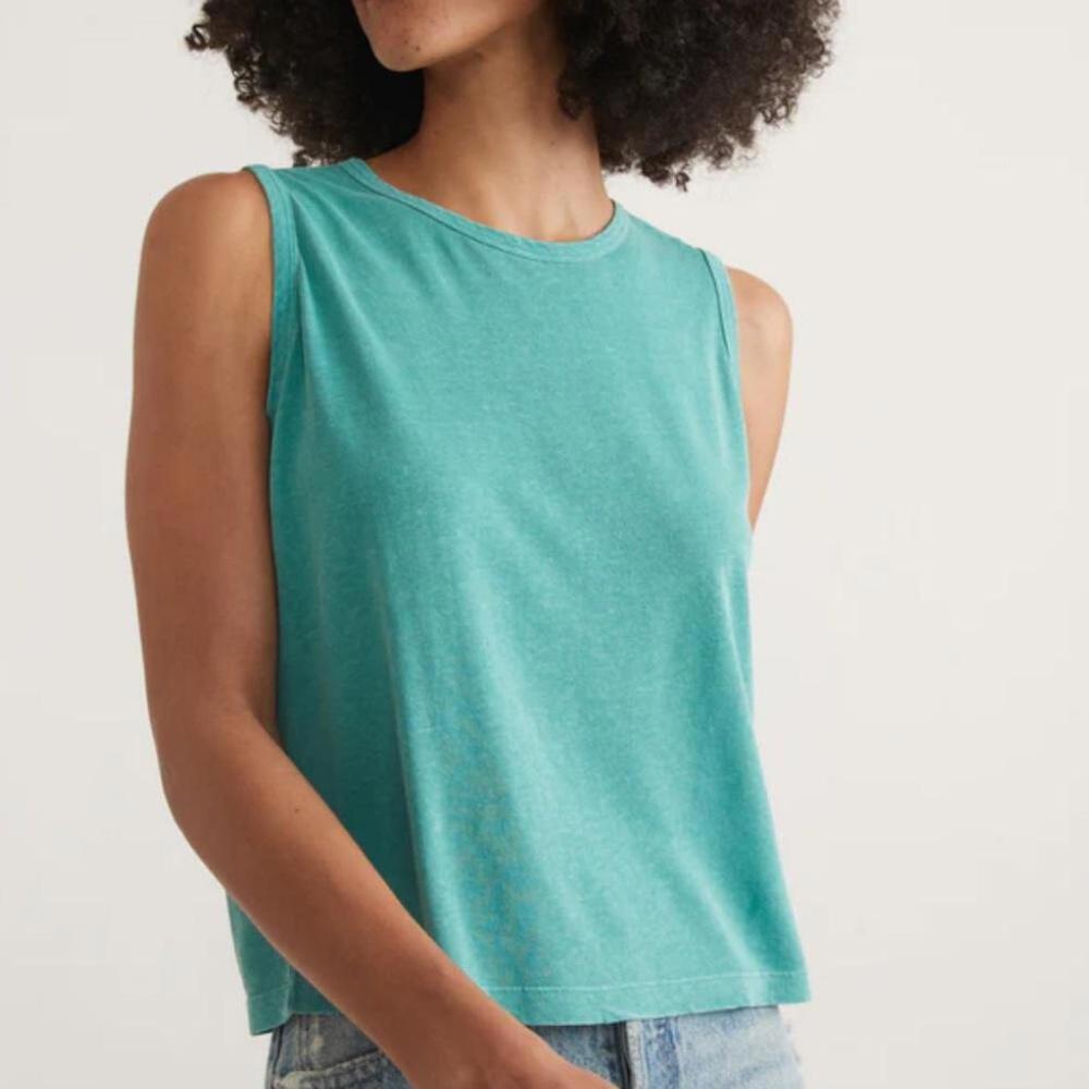 Marine Layer Aqua Sleeveless Top